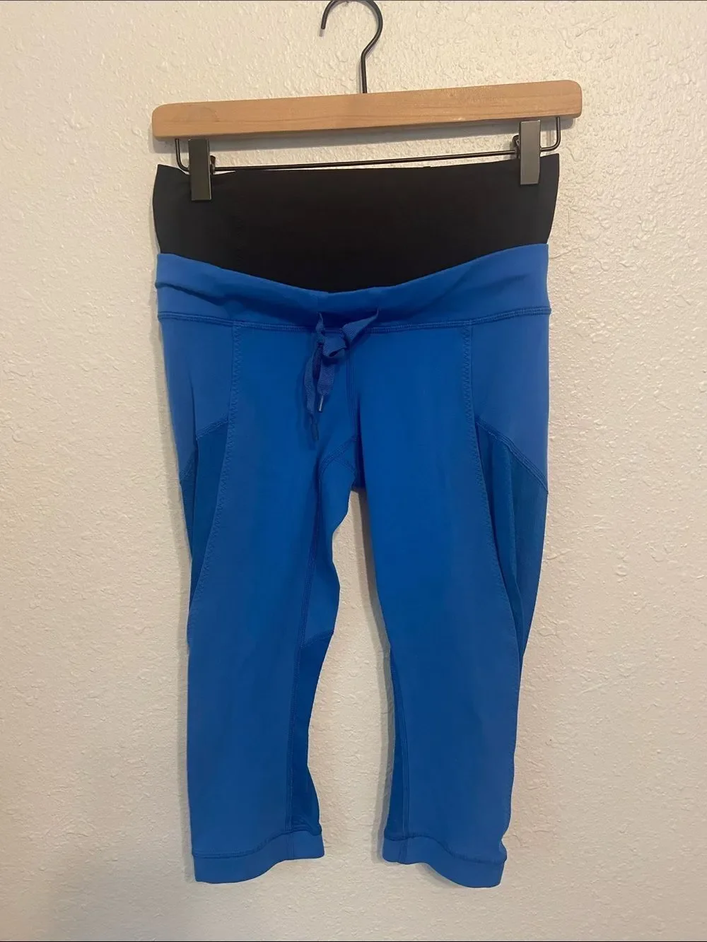 Lululemon Blue & Black Bhakti Yoga Pants Size 6
